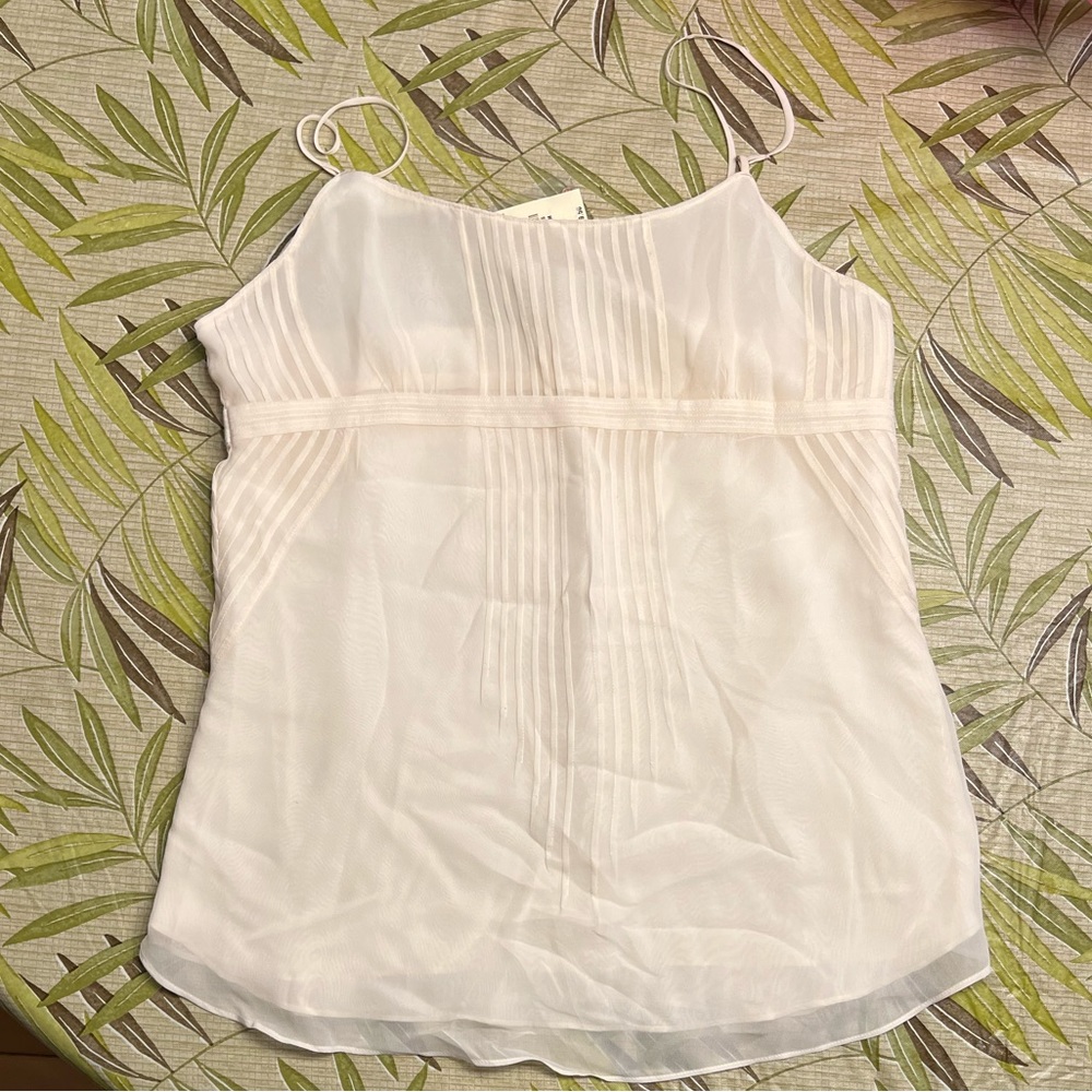 NWT Abercrombie silk camisole size M